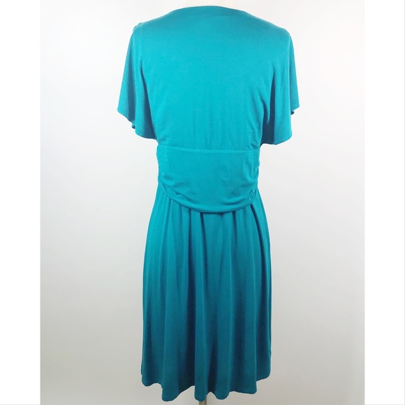 Tommy Bahama Dress Size M Turquoise - Picture 2 of 5